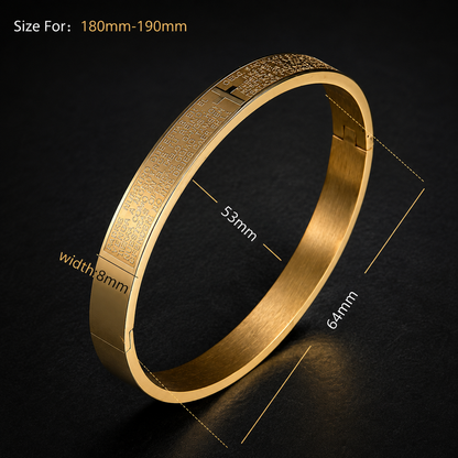 Pulsera Padre Nuestro en Acero Inoxidable